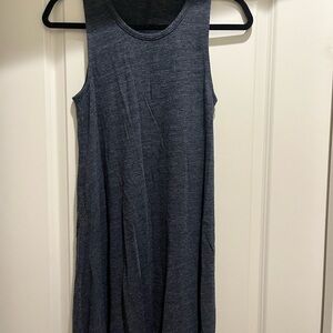 Madewell Sleeveless Navy Swing Dress